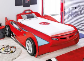 CARBED Кровать-машина Coupe с выдвижной кроватью Red 20.03.1306.00 в Белокурихе - belokuriha.katalogmebeli.com | фото