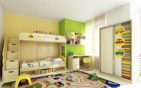 Детская комната Клаксон (Бежевый/корпус Клен) в Белокурихе - belokuriha.katalogmebeli.com | фото 3