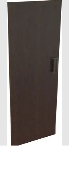 Дверь из ЛДСП к узкому стеллажу К-974. Ф Венге в Белокурихе - belokuriha.katalogmebeli.com | фото