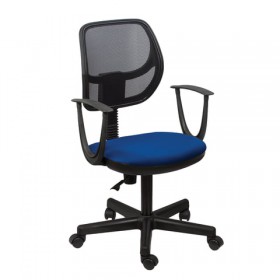 Кресло BRABIX Flip MG-305 (сине-черный) в Белокурихе - belokuriha.katalogmebeli.com | фото 3