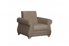 Кресло для отдыха "Порто" (велюр киви латте / микровельвет крем) в Белокурихе - belokuriha.katalogmebeli.com | фото