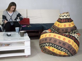 Кресло-груша Большое-Африка в Белокурихе - belokuriha.katalogmebeli.com | фото 4