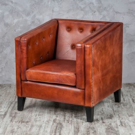 Кресло кожаное Лофт Аристократ (ширина 1100 мм) в Белокурихе - belokuriha.katalogmebeli.com | фото 2