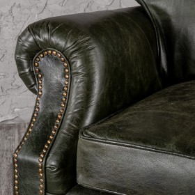 Кресло кожаное Лофт Аристократ (ширина 1070 мм) в Белокурихе - belokuriha.katalogmebeli.com | фото 5