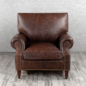 Кресло кожаное Лофт Аристократ (ширина 1100 мм) в Белокурихе - belokuriha.katalogmebeli.com | фото 8