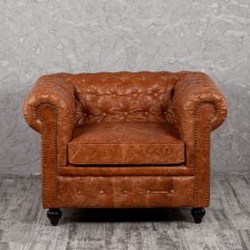 Кресло кожаное Лофт Честер (кожа буйвола) в Белокурихе - belokuriha.katalogmebeli.com | фото 7