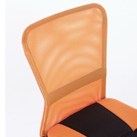 Кресло компактное BRABIX Smart MG-313 (черный, оранжевый) в Белокурихе - belokuriha.katalogmebeli.com | фото 4