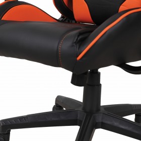 Кресло компьютерное BRABIX GT Racer GM-100 (черный, оранжевый) в Белокурихе - belokuriha.katalogmebeli.com | фото 2