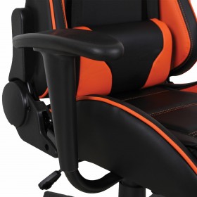 Кресло компьютерное BRABIX GT Racer GM-100 (черный, оранжевый) в Белокурихе - belokuriha.katalogmebeli.com | фото 3
