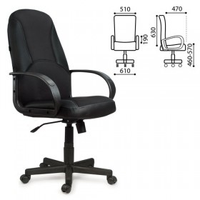 Кресло офисное BRABIX City EX-512 (черное) в Белокурихе - belokuriha.katalogmebeli.com | фото