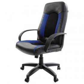 Кресло офисное BRABIX Strike EX-525 (сине-черный) в Белокурихе - belokuriha.katalogmebeli.com | фото 5