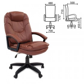 Кресло офисное BRABIX Trend EX-568 (коричневый) в Белокурихе - belokuriha.katalogmebeli.com | фото