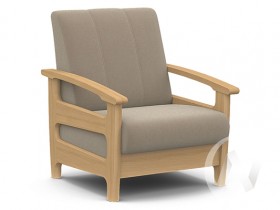 Кресло для отдыха Омега (бук лак/CATANIA LATTE) в Белокурихе - belokuriha.katalogmebeli.com | фото