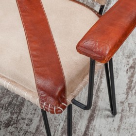 Кресло кожаное Лофт Честер (кожа) в Белокурихе - belokuriha.katalogmebeli.com | фото 4