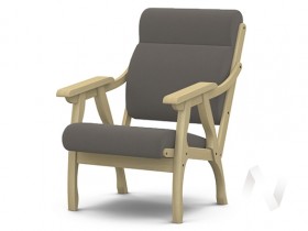 Кресло Вега-10 (бесцветный лак/ULTRA STONE) в Белокурихе - belokuriha.katalogmebeli.com | фото
