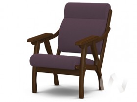 Кресло Вега-10 (орех лак/ULTRA PLUM) в Белокурихе - belokuriha.katalogmebeli.com | фото