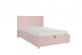 Кровать 1,2 Квест (Нежно-розовый велюр/под-мех) в Белокурихе - belokuriha.katalogmebeli.com | фото