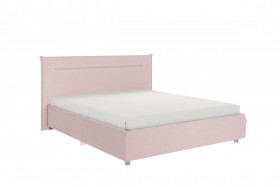 Кровать 1,6 Альба с основанием (Нежно-розовый велюр) в Белокурихе - belokuriha.katalogmebeli.com | фото