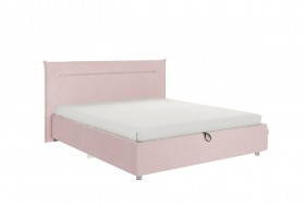 Кровать 1,6 Альба (Нежно-розовый велюр/под-мех) в Белокурихе - belokuriha.katalogmebeli.com | фото
