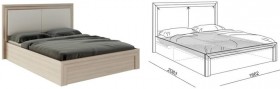 Кровать 1,6 Глэдис (М32) с подъемным механизмом Распродажа в Белокурихе - belokuriha.katalogmebeli.com | фото 2