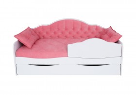 Кровать 170 серии Иллюзия Лайт 1 ящик 89 Розовый (подушки) в Белокурихе - belokuriha.katalogmebeli.com | фото