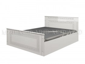 Кровать Афина-1 1,4 м (Белый/Белый глянец) в Белокурихе - belokuriha.katalogmebeli.com | фото