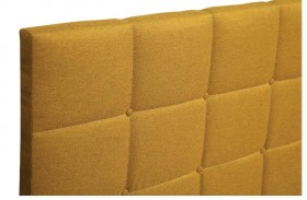 Кровать "Диана" ш. 1400 (Н=1010мм) (жаккард горчица) в Белокурихе - belokuriha.katalogmebeli.com | фото 5