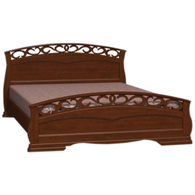 Кровать Грация-1 из массива сосны 1400*2000 Орех в Белокурихе - belokuriha.katalogmebeli.com | фото 8