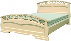 Кровать Грация-1 из массива сосны 1600*2000 Белый античный в Белокурихе - belokuriha.katalogmebeli.com | фото 17