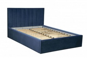Кровать "Юнона" ш. 1600 (Н=1020мм) (ягуар нэви) в Белокурихе - belokuriha.katalogmebeli.com | фото