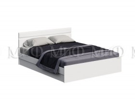 Кровать Нэнси New 1,4м (Белый/белый глянец) в Белокурихе - belokuriha.katalogmebeli.com | фото