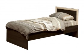 Кровать одинарная 21.55 (шир. 900) с настилом (венге/профиль дуб линдберг)/осн. в Белокурихе - belokuriha.katalogmebeli.com | фото