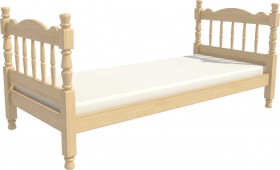 Кровать одинарная Аленка из массива сосны 800*1890 Сосна в Белокурихе - belokuriha.katalogmebeli.com | фото 3