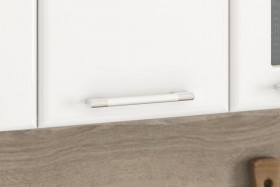 Кухонный гарнитур "Яна 1.6" белый/белый Кофе/зебрано в Белокурихе - belokuriha.katalogmebeli.com | фото 4