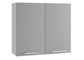 Лофт П 800 шкаф верхний (Штукатурка белая/корпус Серый) в Белокурихе - belokuriha.katalogmebeli.com | фото