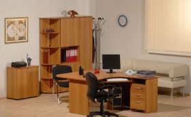 Мебель для персонала Рубин 42 Светлый миланский орех в Белокурихе - belokuriha.katalogmebeli.com | фото 2