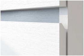 Модульная система "Токио" Пенал Белый текстурный / Белый текстурный в Белокурихе - belokuriha.katalogmebeli.com | фото 3