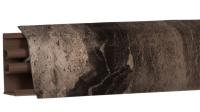 Плинтус LB-38, L=3000мм, мрамор бергамо темный в Белокурихе - belokuriha.katalogmebeli.com | фото