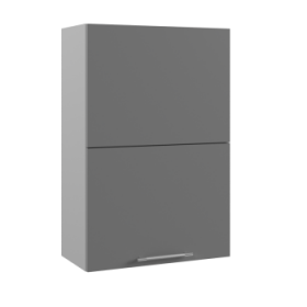 Ройс ПГПМ 600 Шкаф верхний Blum Aventos HF (Графит софт/корпус Серый) в Белокурихе - belokuriha.katalogmebeli.com | фото