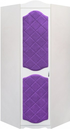 Шкаф угловой Иллюзия 32 Фиолетовый в Белокурихе - belokuriha.katalogmebeli.com | фото