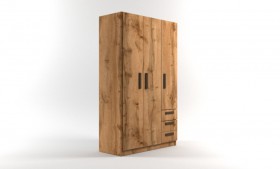 Шкаф 3-х створчатый с ящиками Шервуд (Дуб Вотан) в Белокурихе - belokuriha.katalogmebeli.com | фото
