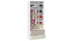 Шкаф для одежды комбинированный «Сканди» Дуб Гарден/Белый/Глиняный серый в Белокурихе - belokuriha.katalogmebeli.com | фото 3