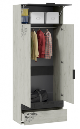 Шкаф комбинированный для одежды «Оксфорд-2» в Белокурихе - belokuriha.katalogmebeli.com | фото 2