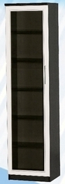 Шкаф средний со стеклодверью ДЛЯ ГОСТИНОЙ ШСС-450 Венге/Дуб выбеленный в Белокурихе - belokuriha.katalogmebeli.com | фото