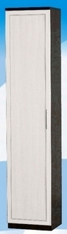 Шкаф высокий ДЛЯ ГОСТИНОЙ ШВ-450 Венге/Дуб выбеленный в Белокурихе - belokuriha.katalogmebeli.com | фото