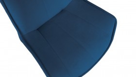 Стул «Тейлор» К1С Исп. 2 Белый/Велюр Confetti Blue в Белокурихе - belokuriha.katalogmebeli.com | фото 3