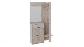 Шкаф для одежды «Нуар» тип 1 Фон серый/Дуб сонома в Белокурихе - belokuriha.katalogmebeli.com | фото 2