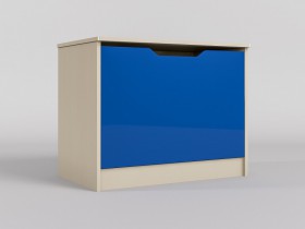 Ящик для игрушек Скай люкс (Синий/корпус Клен) в Белокурихе - belokuriha.katalogmebeli.com | фото